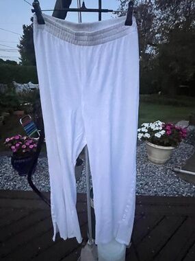 Mersea White "Traveler" Pants, L